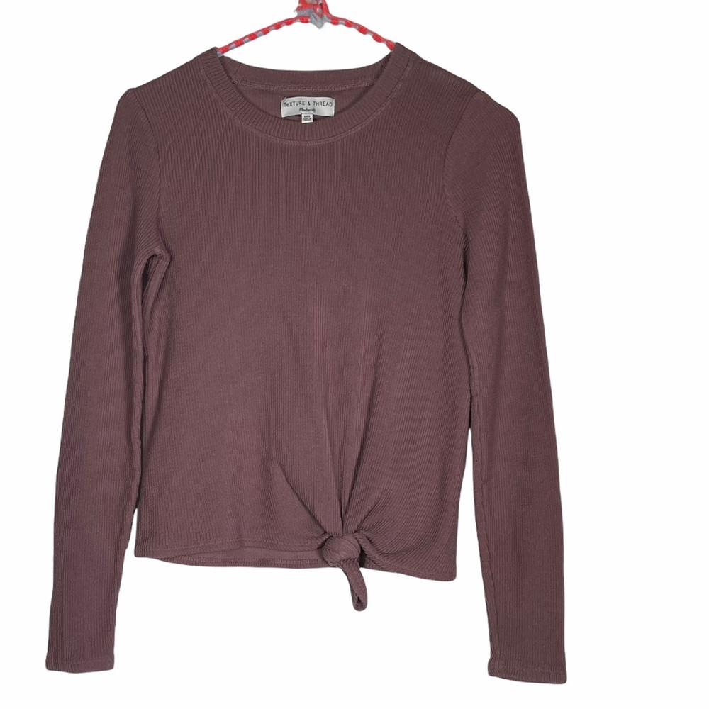 Madewell XXS Texture & Thread Front Knot Jacquard